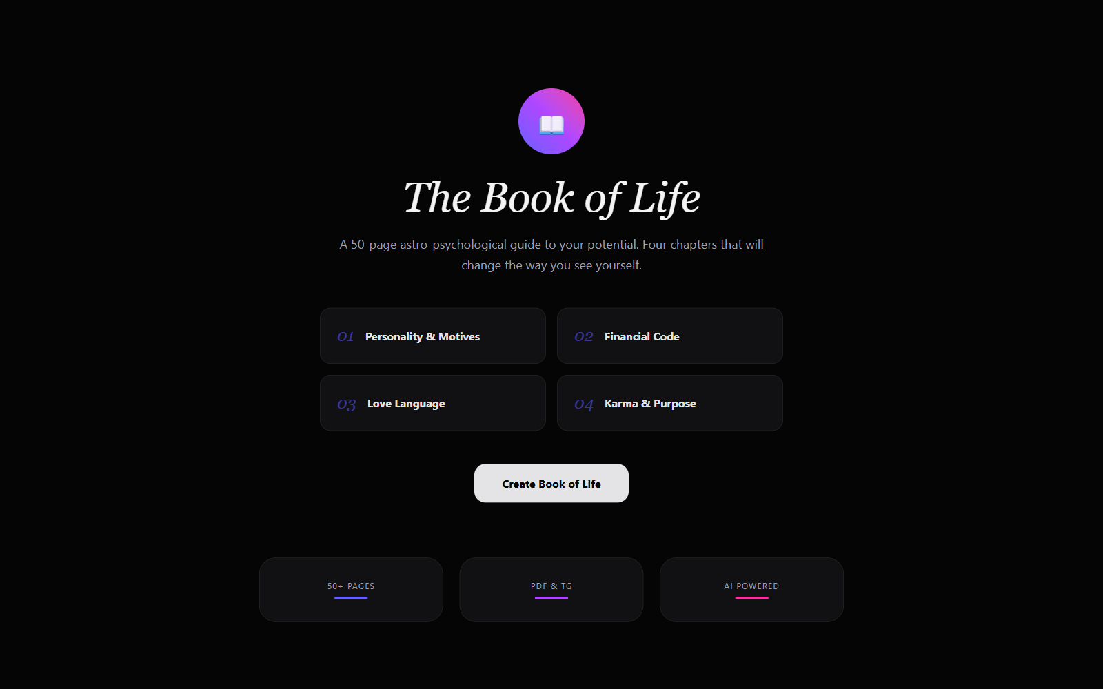 AstraBrain, the “Book of Life” landing
